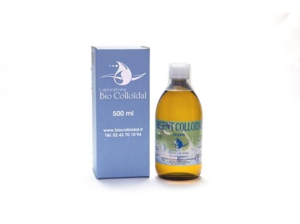 Argent colloidal 10 ppm 500mL