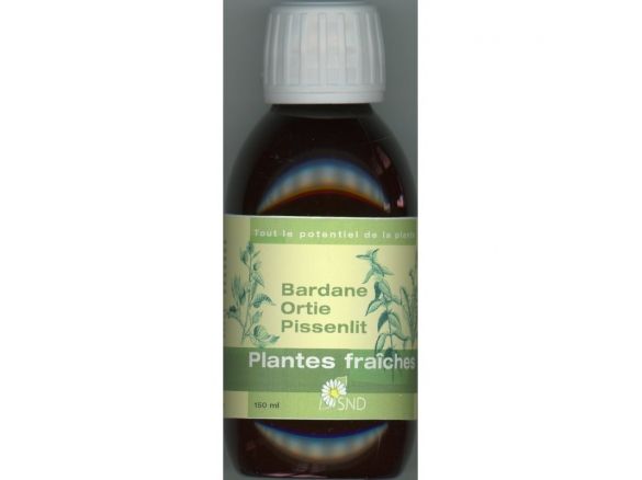 complexe plantes fraiches SND bardane, ortie pissenlit